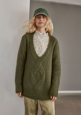 OVERSIZED-SWEATER Mohair Di Gio från Lana Grossa
