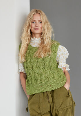 SLIPOVER Natural Alpaca Pelo & Natural Superkid Tweed från Lana Grossa