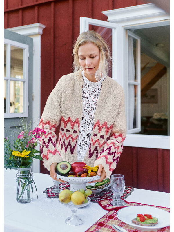 Lana Grossa CARDIGAN Orsettini & Natural Alpaca Pelo