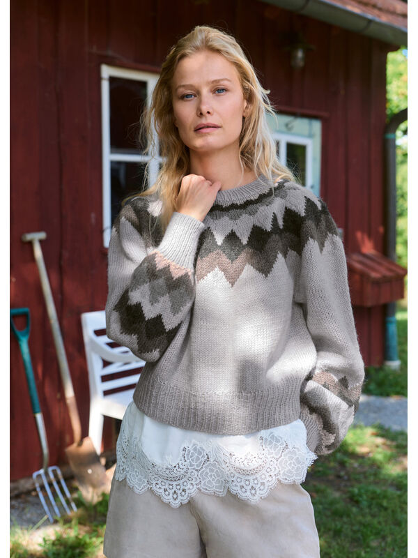Lana Grossa PULLOVER Landlust Naturwolle