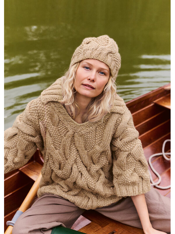 Lana Grossa V-PULLOVER Winter Softness
