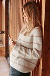 Lana Grossa PULLOVER Natural Alpaca Pelo - Stickmönster (DK)