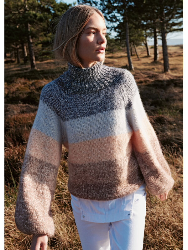 Lana Grossa PULLOVER Ecopuno & Setasuri - Stickmönster (DK)