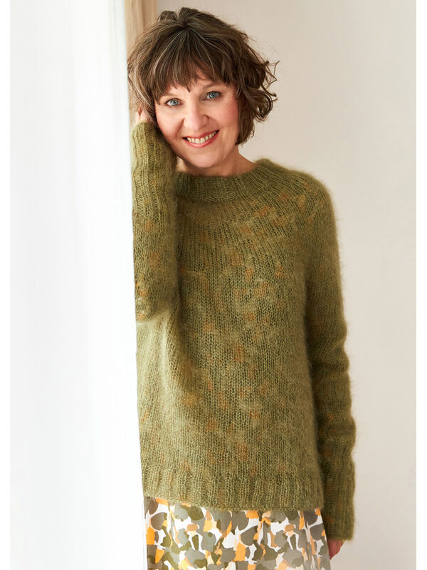 Lana Grossa SWEATER Silkhair - Stickmönster (DK)
