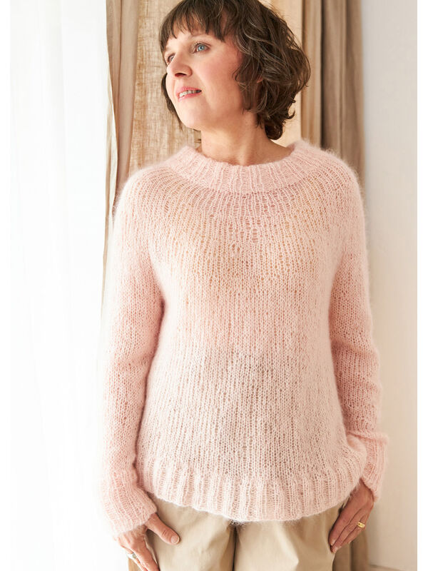 Lana Grossa SWEATER Silkhair - Stickmönster (DK)