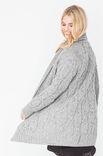 Lana Grossa LONGJACKE IM ZOPFMUSTER Alta Moda Alpaca - German Edition