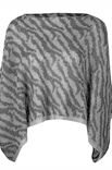 Lana Grossa PONCHO I TIGERMÖNSTER Silkhair - Stickmönster (SE)