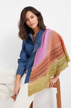 Lana Grossa HALVRUND SJAL Cool Wool Lace Hand-dyed - Stickmönster (SE)