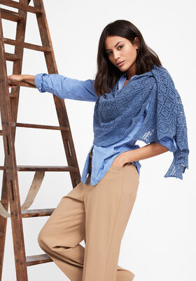 SJAL Cool Wool Lace - Virkmönster (DK) från Lana Grossa