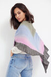 Lana Grossa TREKANTSSJAL Cool Wool Lace Hand-dyed & Cool Wool Lace - Stickmönster (SE)