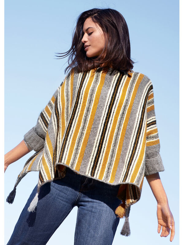 Lana Grossa PONCHO Ecopuno - Mönster (SE)
