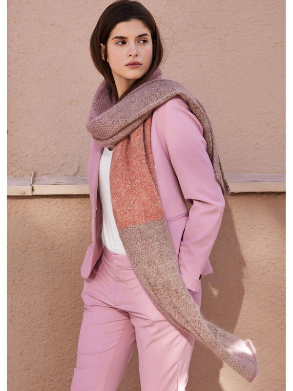 Lana Grossa SJAL Cool Wool Lace Hand-dyed & Silkhair - Stickmönster (SE)