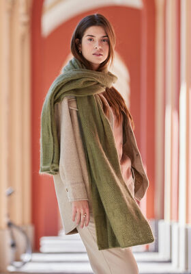 STOLA Cool Wool Lace & Silkhair - Stickmönster (SE) från Lana Grossa
