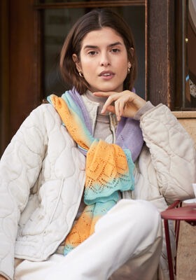 STOLA Cool Wool Lace hand-dyed - Stickmönster (SE) från Lana Grossa
