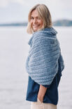 Lana Grossa TREKANTSSJAL Cool Wool Lace & Silkhair - Stickmönster (SE)