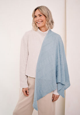 TREKANTSSJAL Cool Wool Lace - Stickmönster (SE) från Lana Grossa