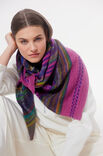 Lana Grossa TREKANTSSJAL Colorissimo 2 & Ecopuno - Stickmönster (SE)