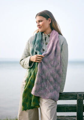 SJAL Merino Lace Aquarell & Cool Wool Lace - Stickmönster (SE) från Lana Grossa