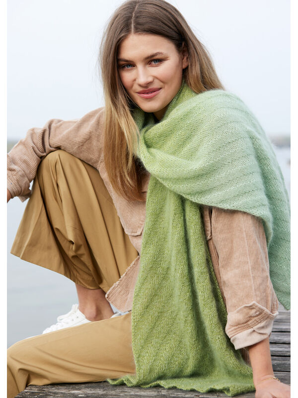 Lana Grossa SJAL Merino Lace Aquarell & Silkhair - Stickmönster (SE)