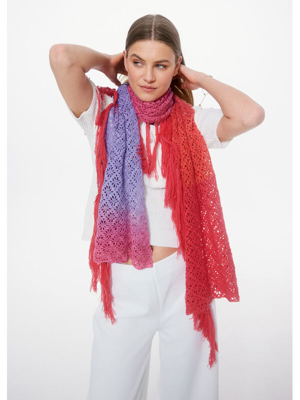 Lana Grossa STOLA Merino Lace Aquarell & Cool Wool Lace - Stickmönster (SE)