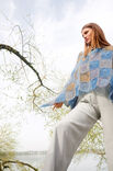 Lana Grossa PONCHO Silkhair Print - Stickmönster (SE)