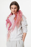 Lana Grossa TREKANTSSJAL Silkhair Print & Silkhair - Stickmönster (SE)