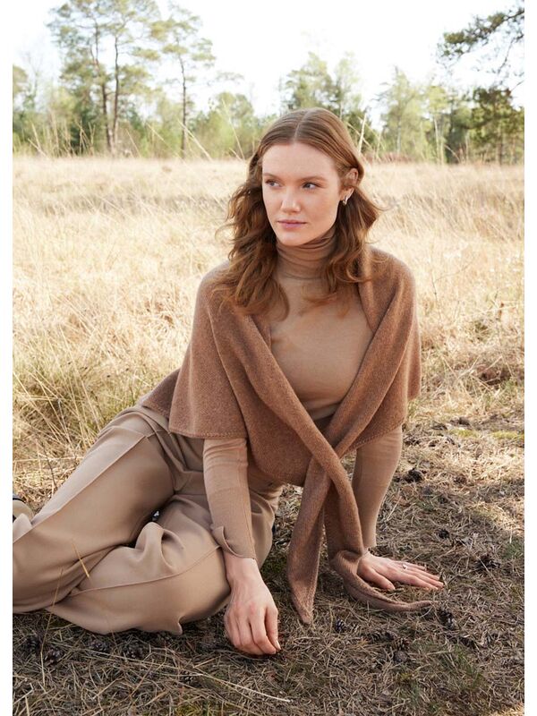 Lana Grossa TREKANTSJAL Cashmere 16 Fine