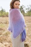 Lana Grossa PONCHOSJAL Merino Lace Aquarell, Silkhair & Cool Wool Lace