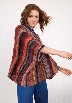 PONCHO Farfalla från Lana Grossa