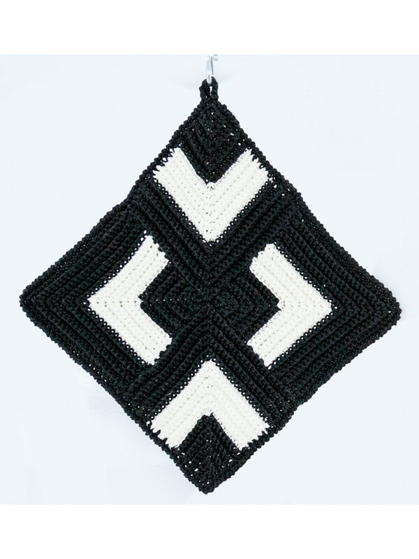 Lana Grossa TOPFLAPPEN IM GRAFISCHEN RELIEFMUSTER Cotone - German Edition