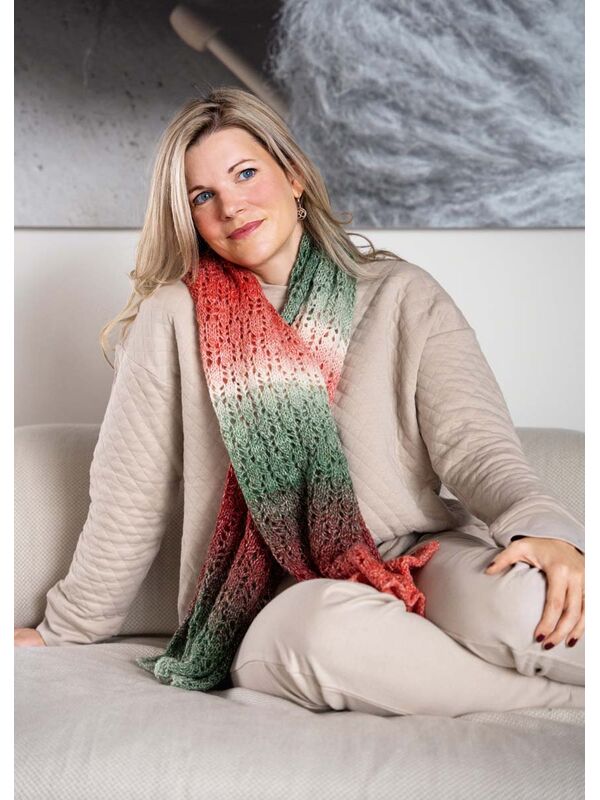 Lana Grossa STOLA Gomitolo (Christmas Edition Lurex) - Stickmönster (SE)