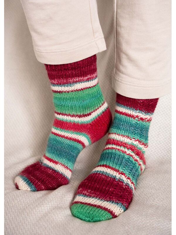 Lana Grossa SOCKOR Meilenweit 6-fach Merino Christmas - Stickmönster (SE)