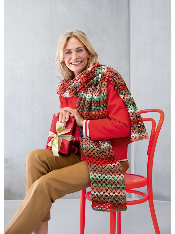 Lana Grossa VIRKAD STOLA Gomitolo (Christmas Edition Lurex)
