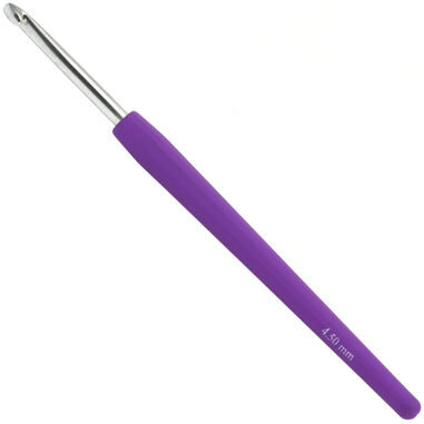 Lana Grossa Virknål Design Color (med mjukt plastgrepp) St. 4,5