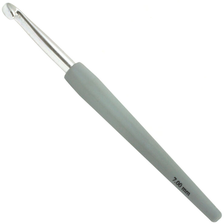 Lana Grossa Virknål Design Color (med mjukt plastgrepp) St. 7,0