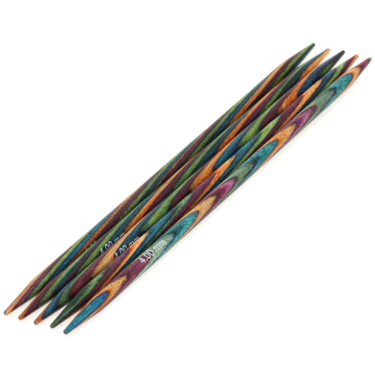 Lana Grossa Strumpstickor Design-trä: Color St. 4,0/15cm