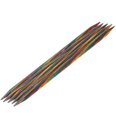 Lana Grossa Strumpstickor Design-trä: Multicolor St. 8,0/20cm