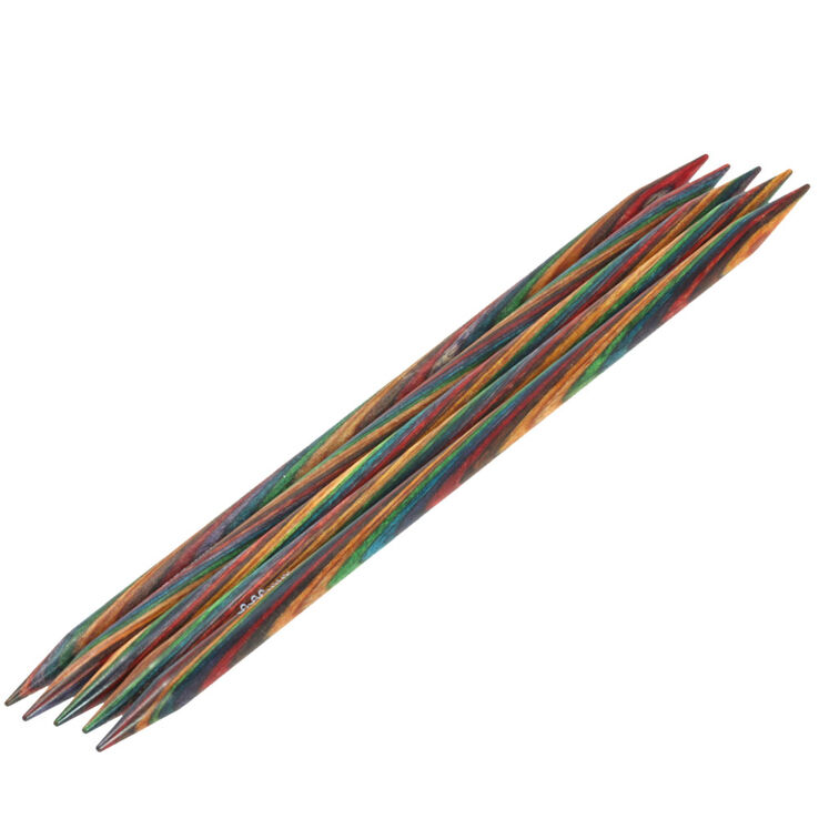 Lana Grossa Strumpstickor Design-trä: Multicolor St. 8,0/20cm