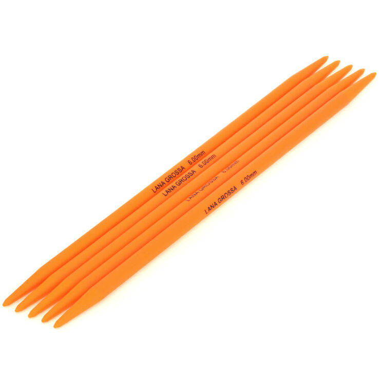 Lana Grossa Strumpstickor Plast St. 6,0/20cm