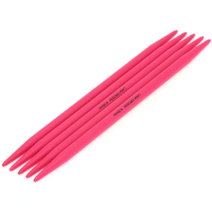 Lana Grossa Strumpstickor Plast St. 8,0/20cm