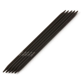 Lana Grossa Strumpstickor Nera Ebony St. 3,5/15cm