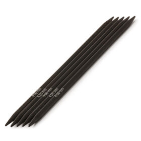 Lana Grossa Strumpstickor Nera Ebony St. 4,0/15cm