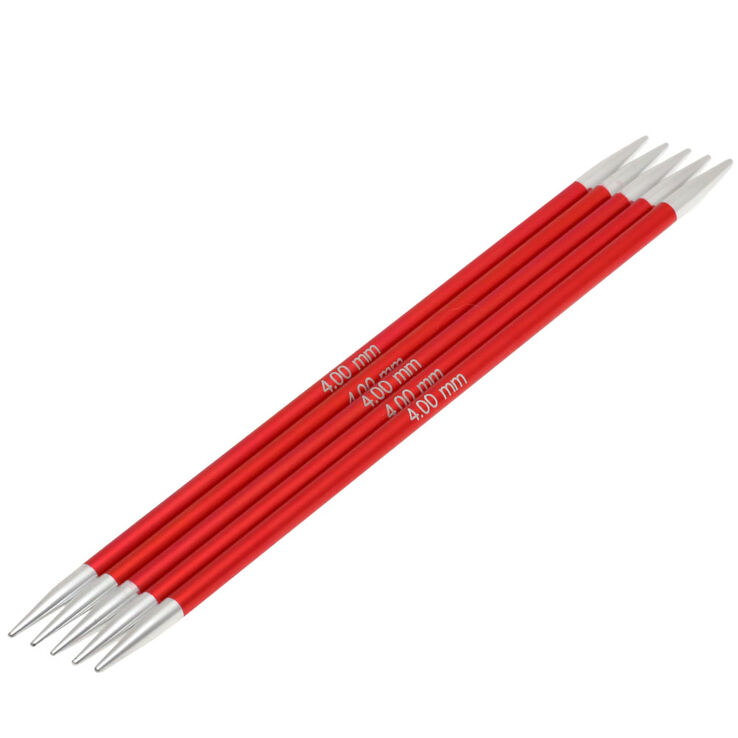 Lana Grossa Strumpstickor Aluminium Rainbow St. 4,0/15cm