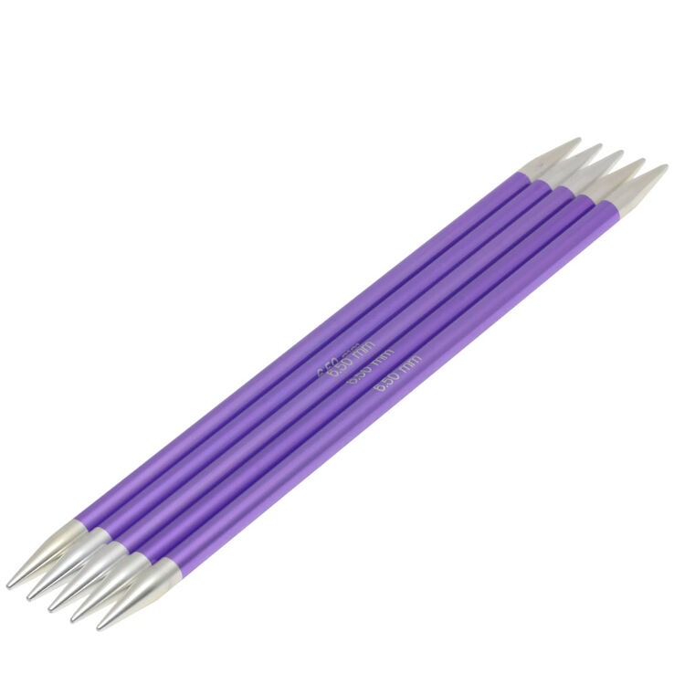Lana Grossa Strumpstickor Aluminium Rainbow St. 6,5/20cm