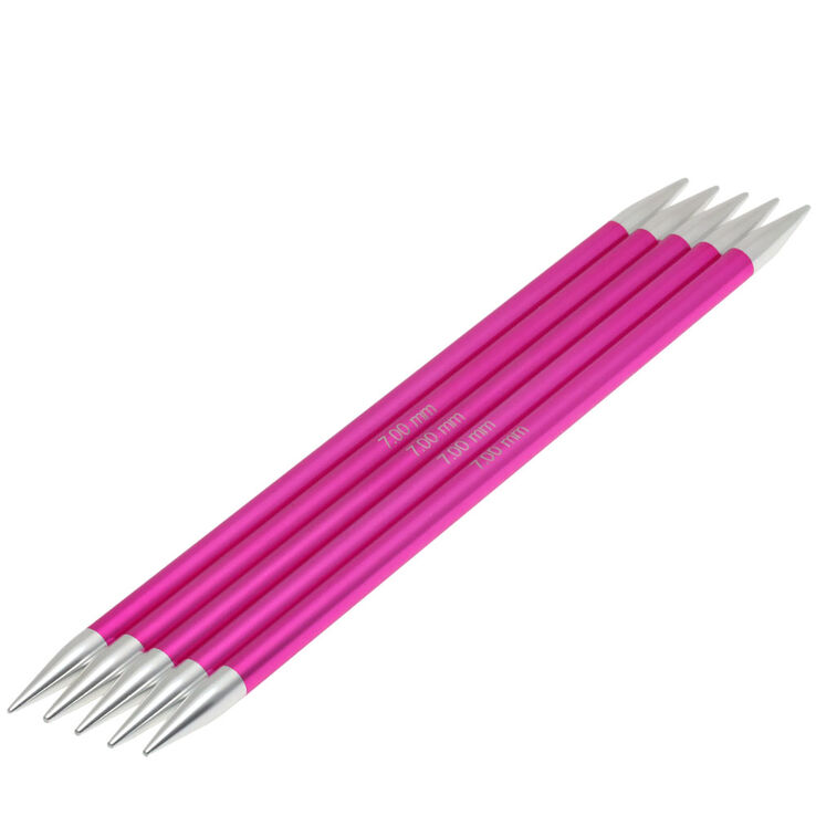 Lana Grossa Strumpstickor Aluminium Rainbow St. 7,0/20cm
