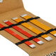 Lana Grossa Stick-set strumpstickor Aluminium Rainbow 15 cm (brun)