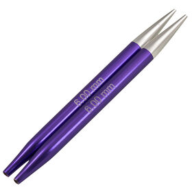 Lana Grossa Utbytbara rundstickor Vario Aluminium Rainbow St. 6,0 kratki