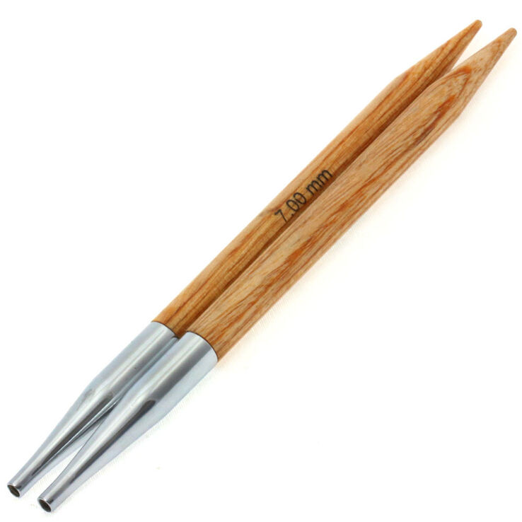 Lana Grossa Utbytbara rundstickor Vario Design-trä: Natur St. 7,0
