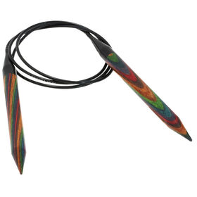 Lana Grossa Rundsticka Design-trä: Multicolor St. 10,0/100cm 