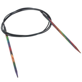 Lana Grossa Rundsticka Design-trä: Multicolor St. 3,25/100cm 